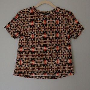 Patterned Crop Top